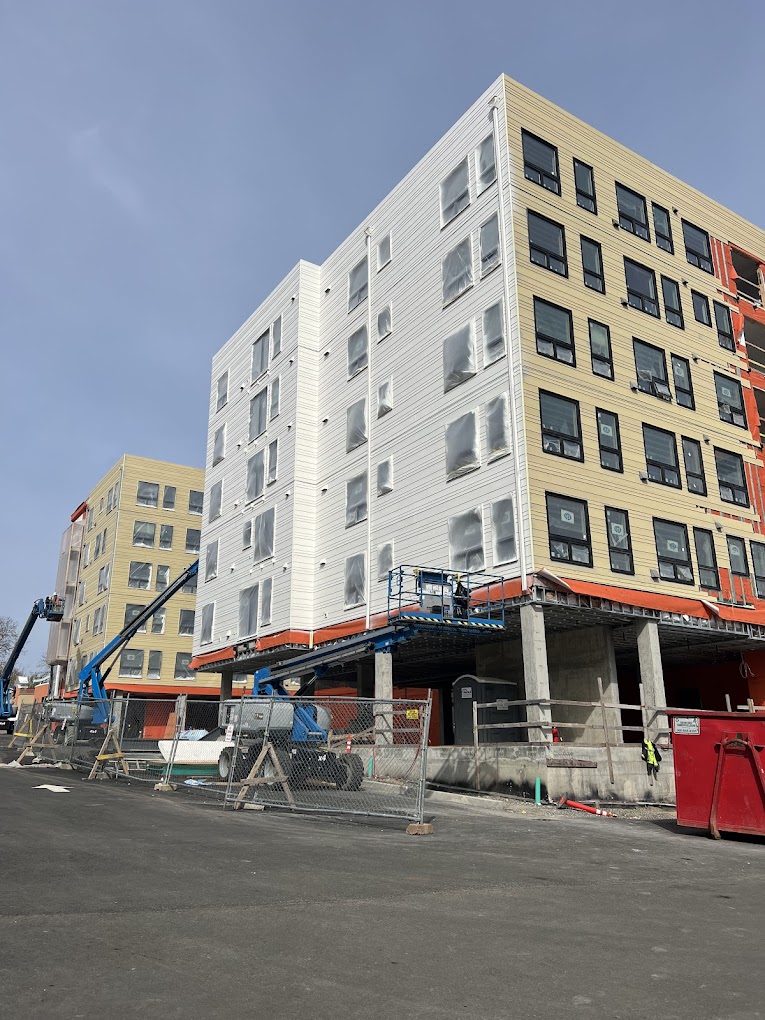 Freshly painted exterior of commercial building in Austin, TX